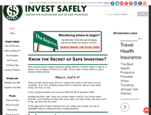 Tablet Screenshot of invest-safely.com